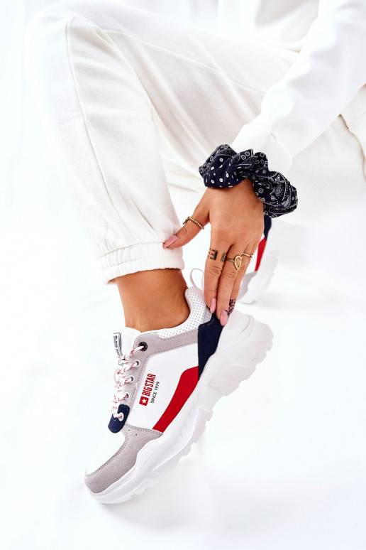 Tenisky model topánky Big Star bielej...