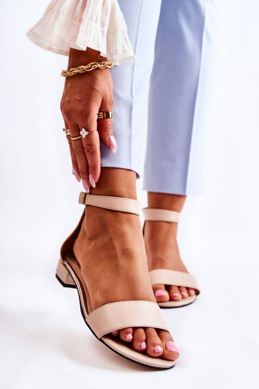 Sandále béžovej farby Shanley