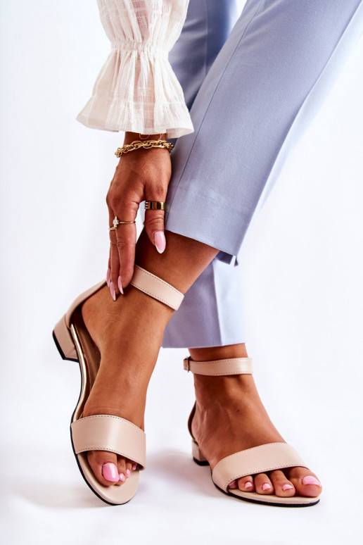 Sandále béžovej farby Shanley