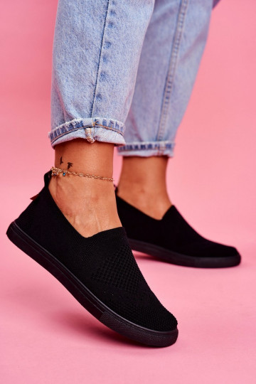 Tenisky Slip-on čiernej...