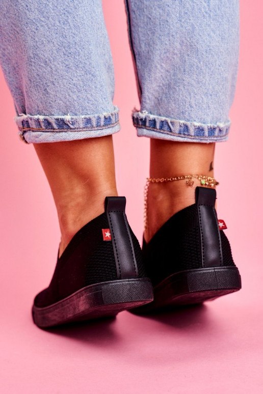 Tenisky Slip-on čiernej farby Big Star Tenisky Slip-on čiernej farby Big Star