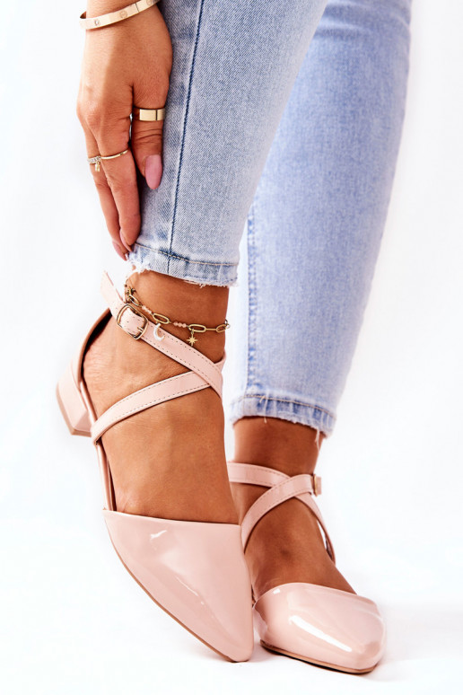 Topánky s lakovým efektom Topánky s lakovým efektom