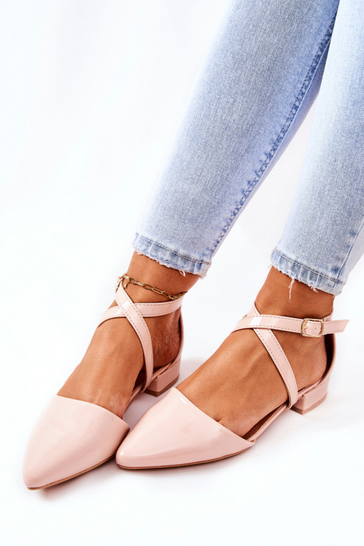 Topánky s lakovým efektom Topánky s lakovým efektom