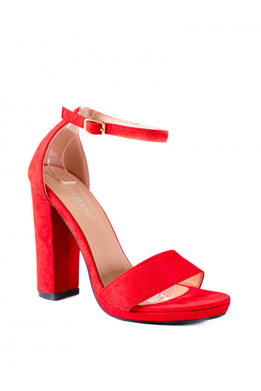 sandále s podpätkami