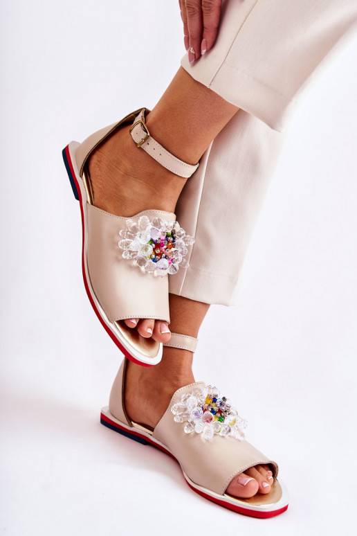 Sandále s ornamentami Nevassa