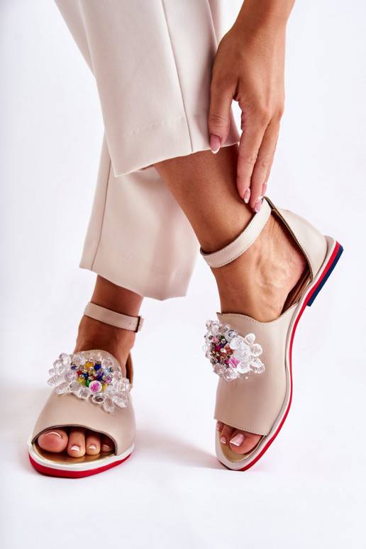 Sandále s ornamentami Nevassa