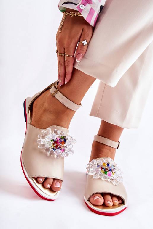 Sandále s ornamentami Nevassa