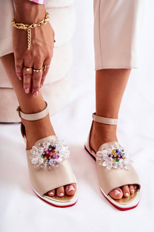 Sandále s ornamentami Nevassa