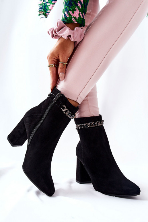 Čižmy Laura Messi čiernej farby Čižmy Laura Messi čiernej farby