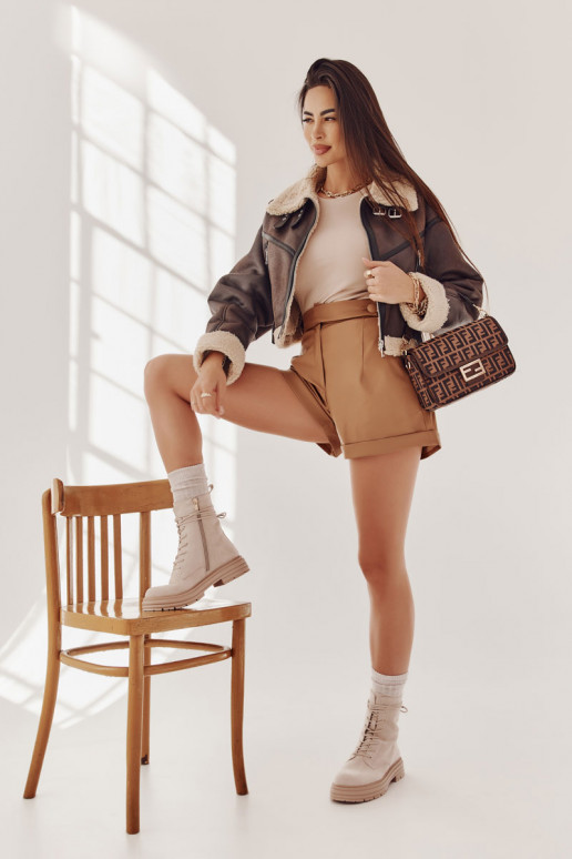 Béžové čižmy Afra Béžové čižmy Afra