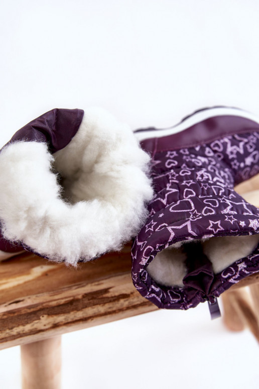 Detské snehule vo fialovej farbe Terra Detské snehule vo fialovej farbe Terra