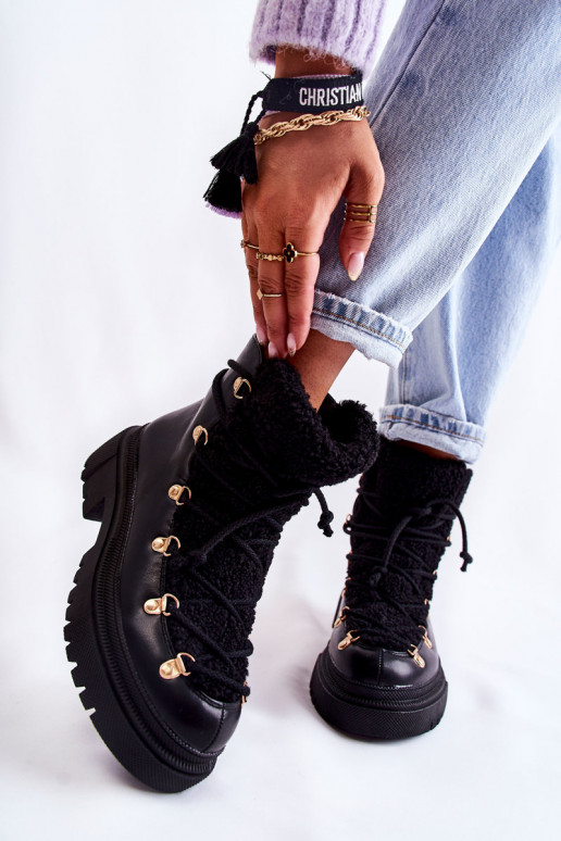 Čižmy v čiernej farbe Arisa Čižmy v čiernej farbe Arisa