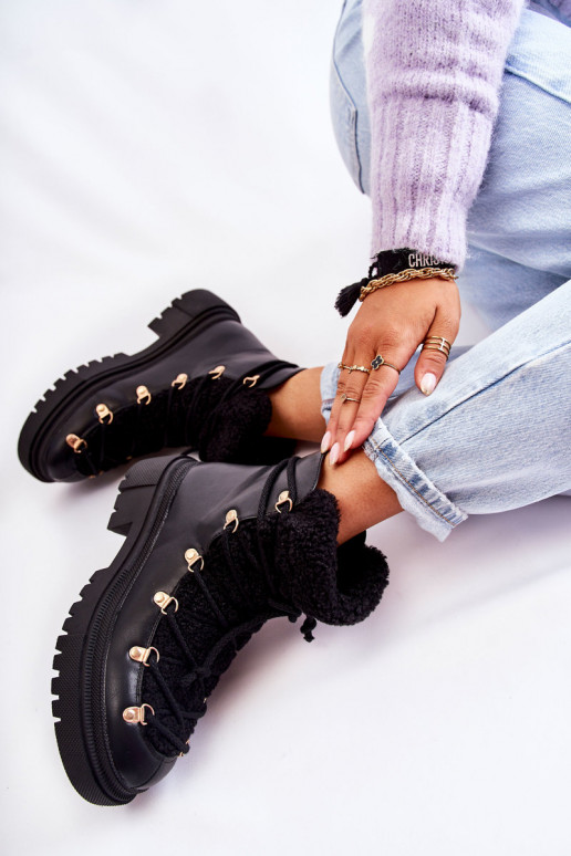 Čižmy v čiernej farbe Arisa Čižmy v čiernej farbe Arisa