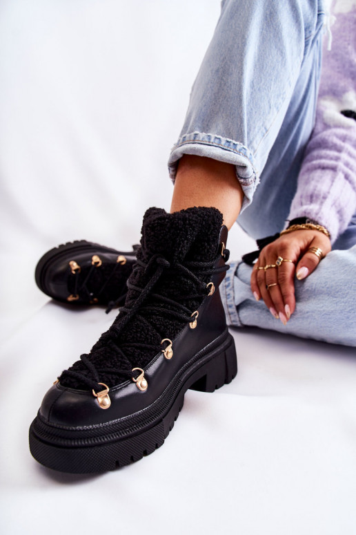 Čižmy v čiernej farbe Arisa Čižmy v čiernej farbe Arisa