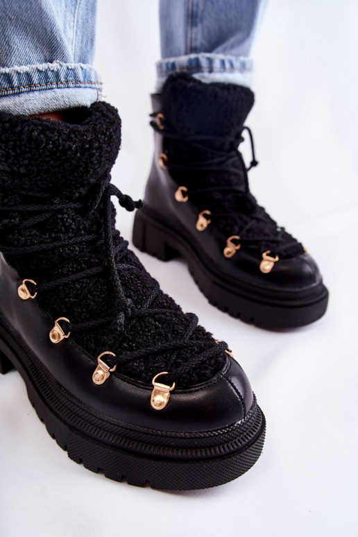 Čižmy v čiernej farbe Arisa Čižmy v čiernej farbe Arisa