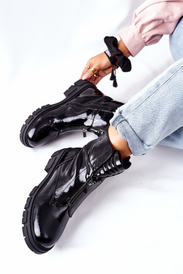 Čižmy čierne topánky Nobleford 2