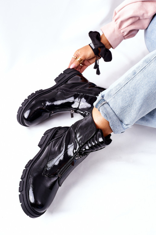 Čižmy čierne topánky Nobleford Čižmy čierne topánky Nobleford