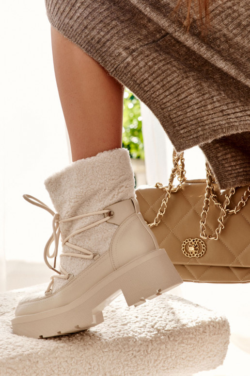 Béžové snehule s hrejivým Sanna