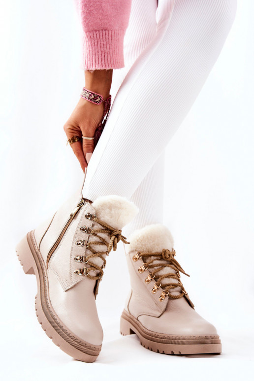 Dámske členkové čižmy Khaleni v...