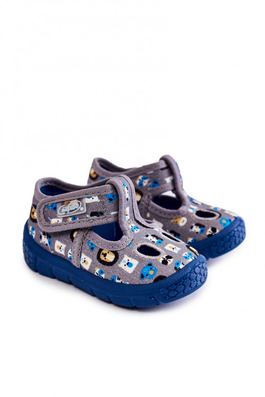 Topánky/šľapky Befado sivej farby