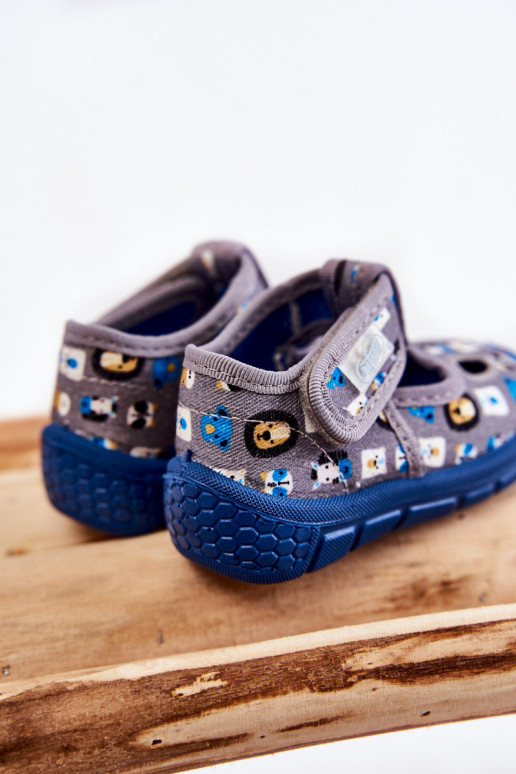 Topánky/šľapky Befado sivej farby