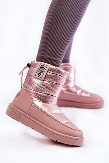 Ružové zateplené dámske... 2