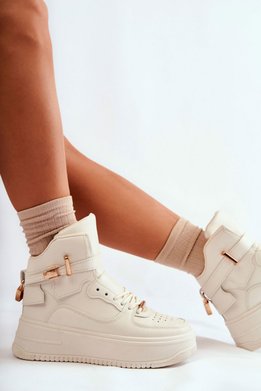 Vyhrievané športové topánky béžová Lexa Vyhrievané športové topánky béžová Lexa