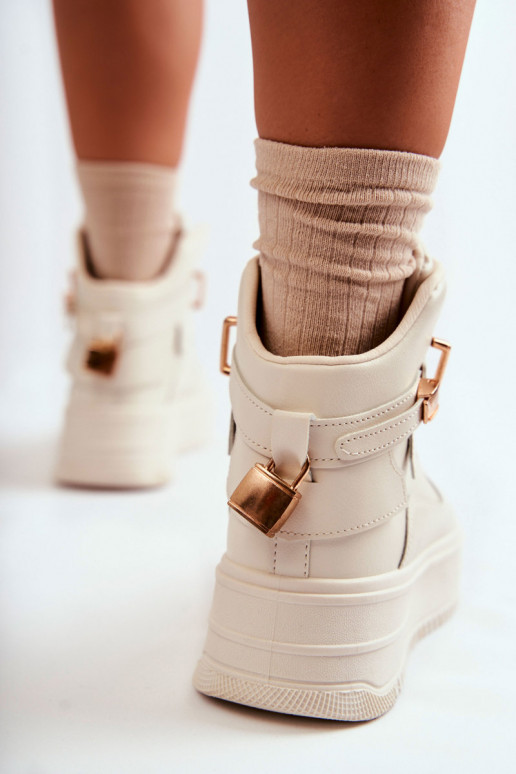 Vyhrievané športové topánky béžová Lexa Vyhrievané športové topánky béžová Lexa