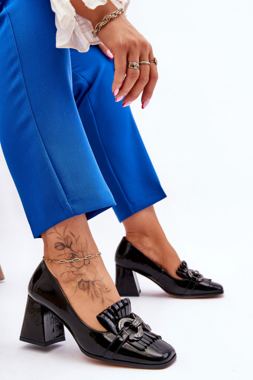 Klasické čierne topánky na podpätku... Klasické čierne topánky na podpätku...