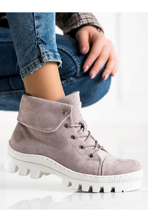 Svetlofialové dámske čižmy S.Barski Svetlofialové dámske čižmy S.Barski