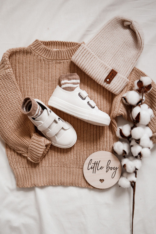 Detská biela obuv na voľný čas BIG... Detská biela obuv na voľný čas BIG...