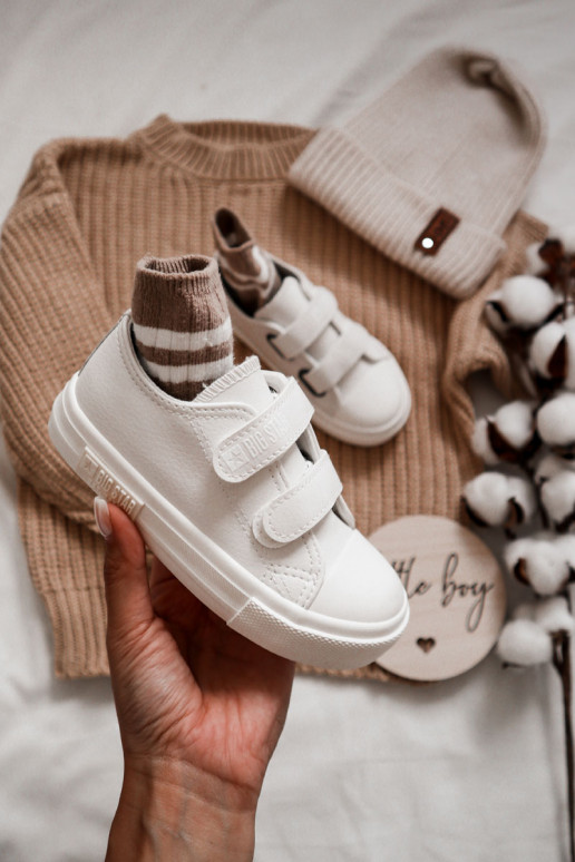 Detská biela obuv na voľný čas BIG... Detská biela obuv na voľný čas BIG...