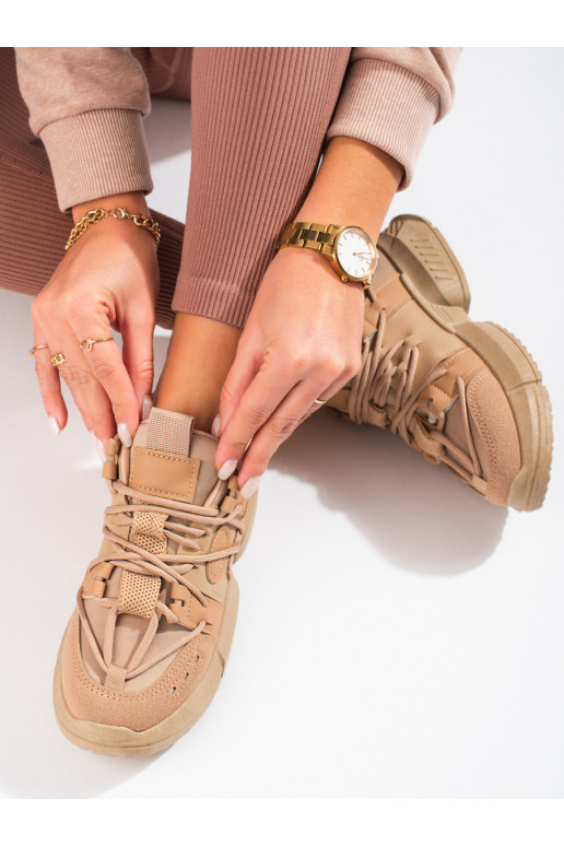 Voľnočasová béžová obuv Tenisky Shelovet