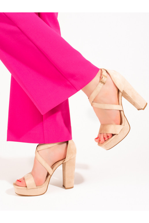 Shelovetové sandále na vysokom podpätku Shelovetové sandále na vysokom podpätku