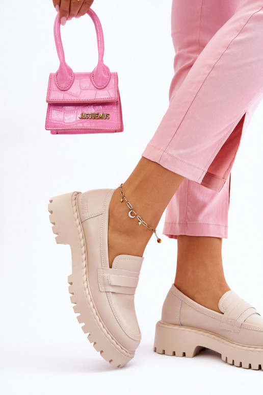 Mokasíny béžová Big Star Mokasíny béžová Big Star