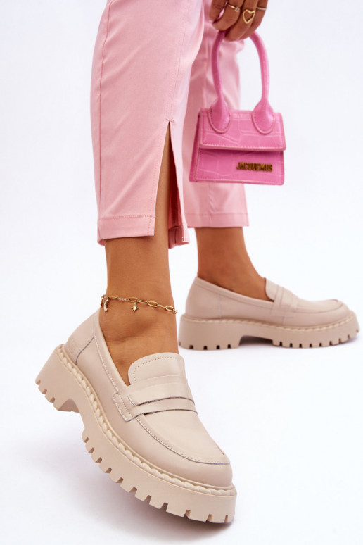 Mokasíny béžová Big Star Mokasíny béžová Big Star