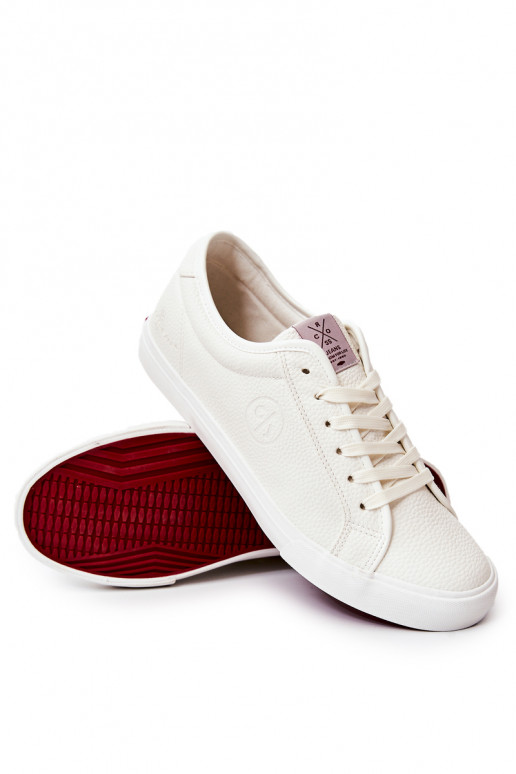 Pánske neformálne topánky v bielej...