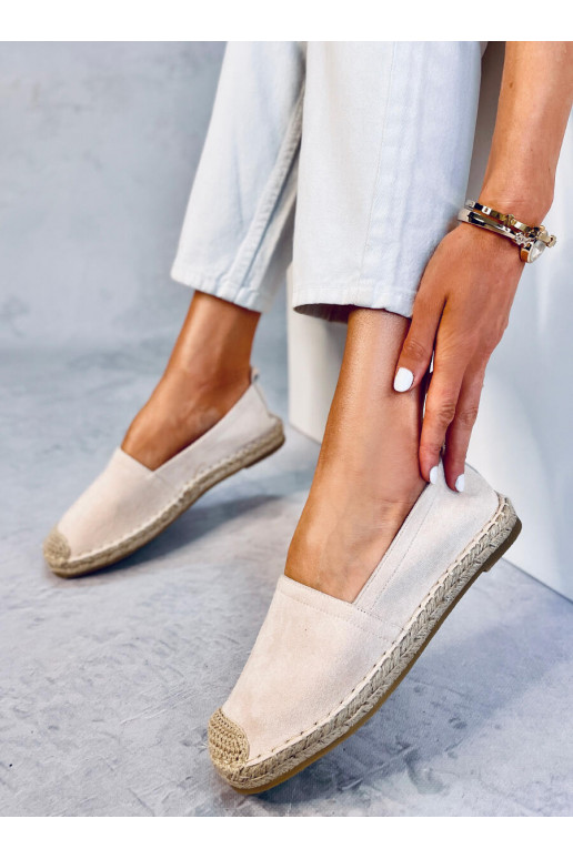 Dámske béžové espadrilky ZAHN BEIGE
