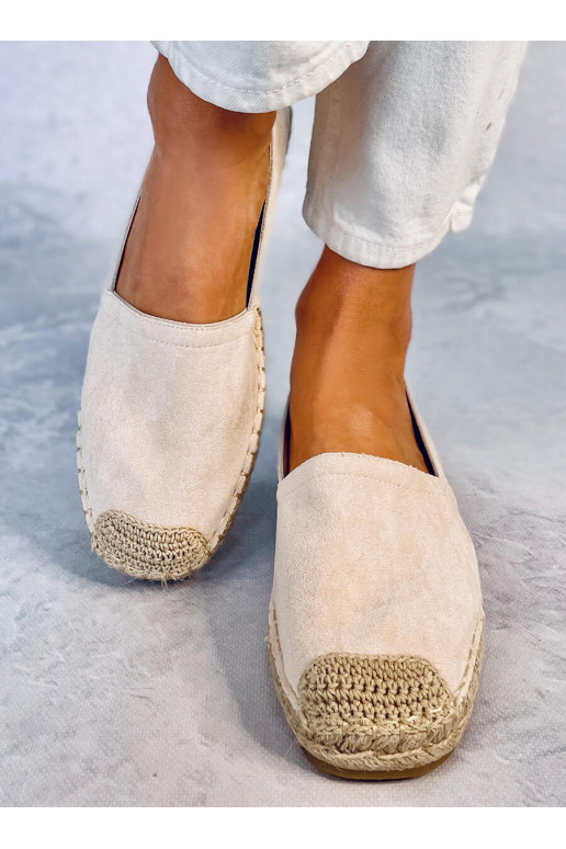 Dámske béžové espadrilky ZAHN BEIGE