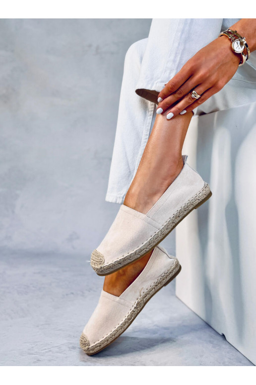 Dámske béžové espadrilky ZAHN BEIGE