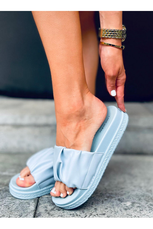Modré papuče ATISSA BLUE