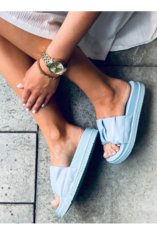 Modré papuče ATISSA BLUE