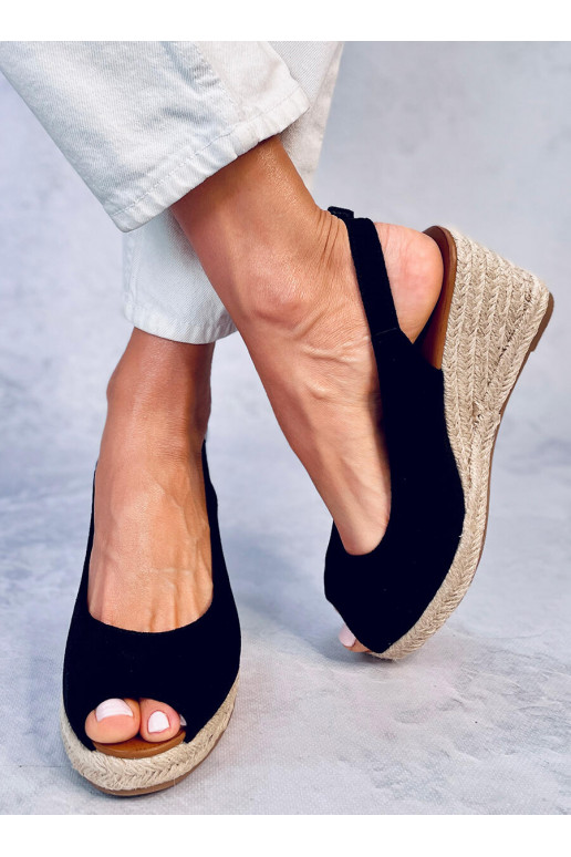 Plastové espadrilky NEVIL BLACK
