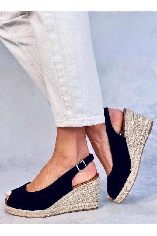 Plastové espadrilky NEVIL BLACK