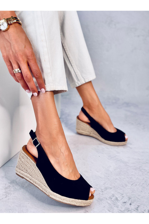 Plastové espadrilky NEVIL BLACK