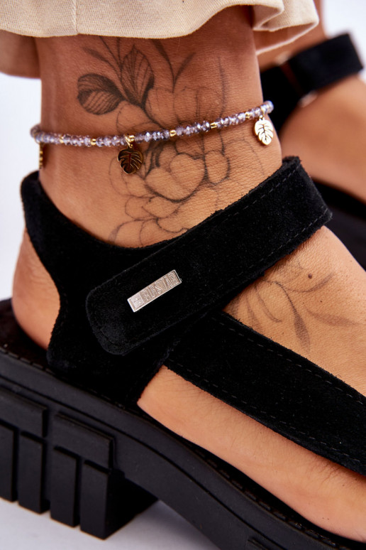 Pohodlné semišové sandále Big Star... Pohodlné semišové sandále Big Star...