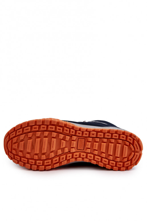 Tmavomodré pánske turistické topánky... Tmavomodré pánske turistické topánky...