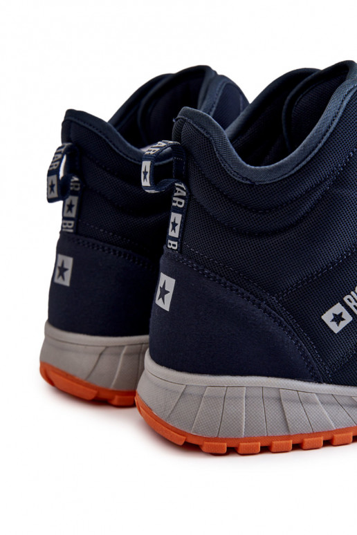 Tmavomodré pánske turistické topánky... Tmavomodré pánske turistické topánky...