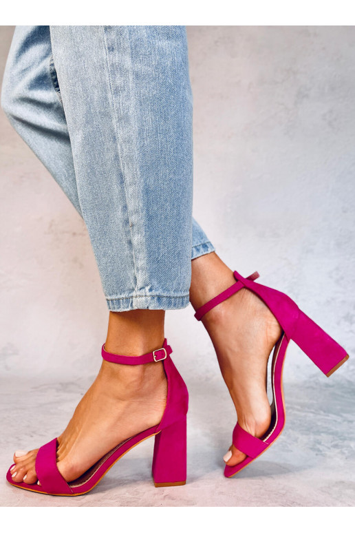 Ružové topánky na vysokom opätku AISHA