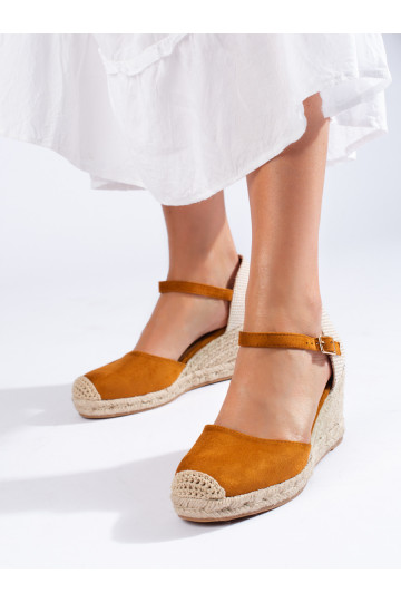 Šelovet hnedé espadrilky 2